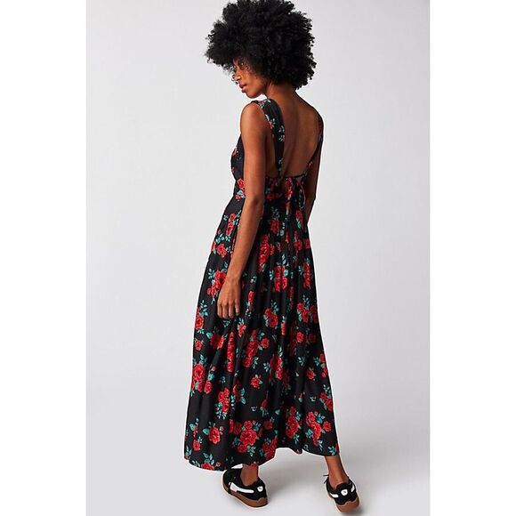 Free People Lovers Heart Midi Dress - Picture 2 of 10